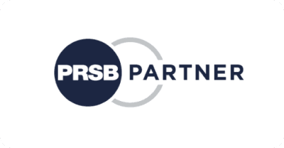 PRSB Partner logo confirming Professional Record Standards Body partnership